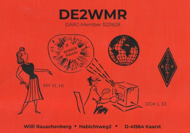 QSL card from Germany